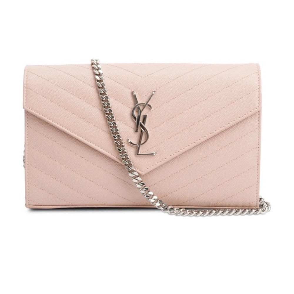 Saint Laurent Cassandre Chain Wallet NEW